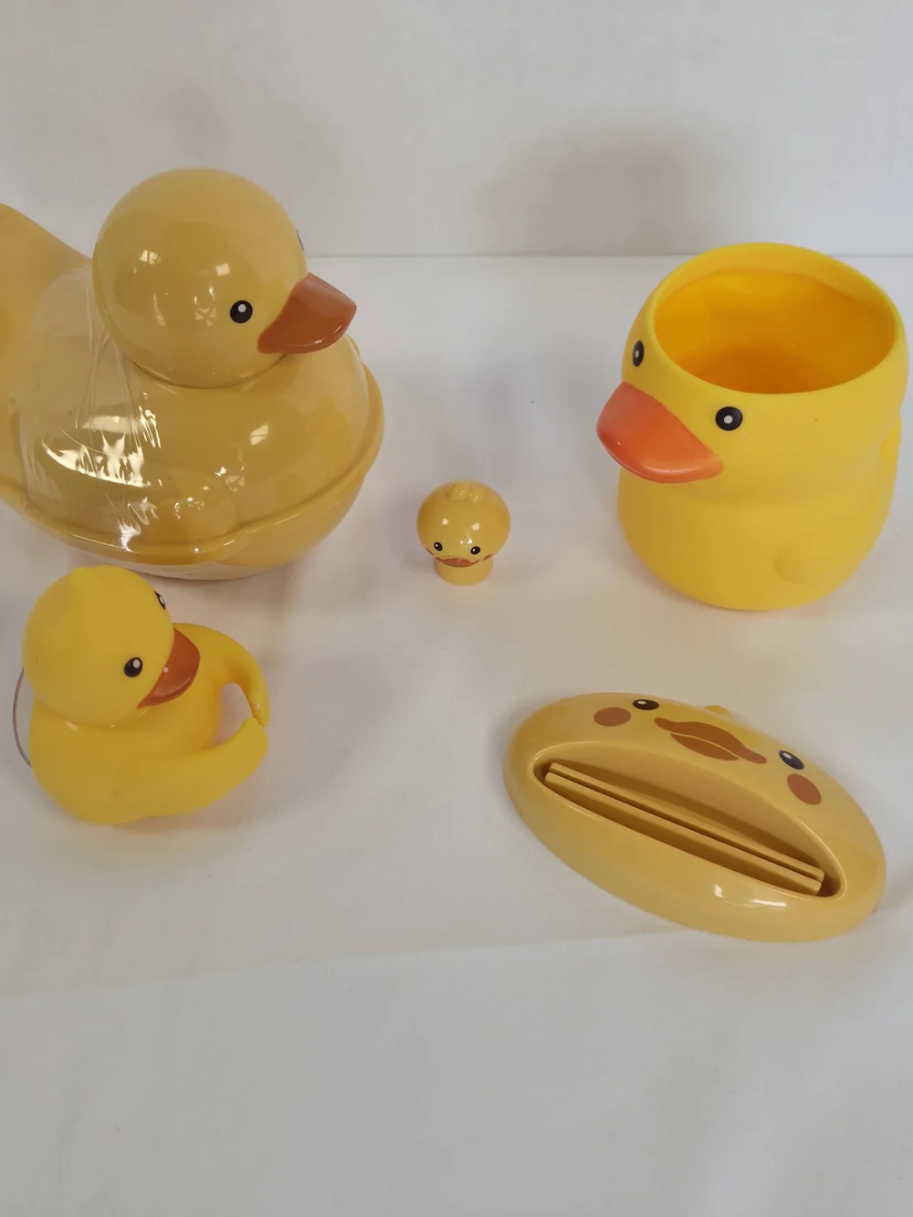 Yellow Rubber Duck Bathroom Accessories Set - Kids